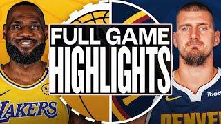 Denver Nuggets Vs Los Angeles Lakers Full Game Highlights Mar 06, 2025 NBA Season 2024-25