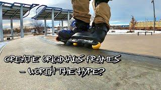 S2:E1 CREATE ORIGINALS FRAMES - worth the hype? #aggressiveinline #rollerblading #inlineskating