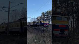 ER2M-605 train approaches Priedaine 