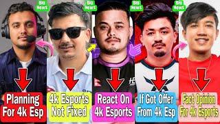 Cr7 Horaa React On 4k Esports| 4k Esports Register Confirm But Team Not Fix |Hyozu & Rulz POV On 4k