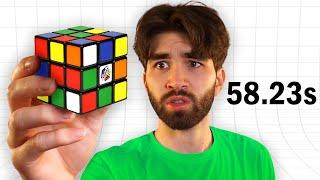 I Tried Solving A Rubik’s Cube In Under 60 Seconds (in 7 days)