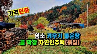 #가격인하 #자연인주택매매 #봉화주택매매 #봉화농가주택매매 #산촌오지골막장 #염소농장토지 경상북도 봉화군 물야면 두메산골 골막장 나만의왕국 문전옥답 싼땅이야기 (봉화-2331)