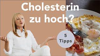 5 Top-Tipps, um dein Cholesterin zu senken