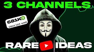 No FACE - No VOICE YouTube Channel Ideas For 2024