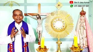 என் ஆண்டவர் என்னிடம் வர நான் யார்?   | நற்கருணை ஆராதனை@TAMIL CATHOLIC ONLINE TV