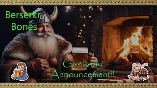 Berserkr Bones: Giveaway Announcement!! Vikings War of Clans