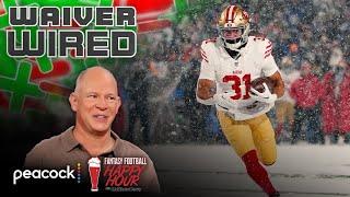 49ers' RB Isaac Guerendo the top waiver add for Week 14 | Fantasy Football Happy Hour | NFL on NBC