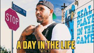 T.F Takes Us Through His Hood, Workout Routine, Visits Smacc in The Hospital, + more!