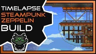 Steampunk Airship “Equinox” | Timelapse Build | Terraria