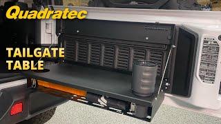 Quadratec Tailgate Table Review & Install for 2007-2018 Jeep Wrangler JK and 2018+ Wrangler JL