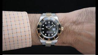 [4K] Rolex Sea-Dweller SD43 Two-tone 126603 Review, Macro and Wrist Shots | Hafiz J Mehmood