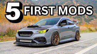 The 5 First Mods You Have To Do To Your 2022+ Subaru WRX