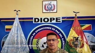 Lieutenant Colonel Osman Herrera Tapia welcomes DIOPE Students to POTI