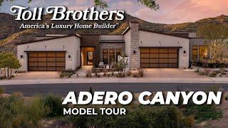 TOUR OF ADERO CANYON BY TOLL BROTHERS - Breathtaking Views and Luxury Homes - Riesley Model