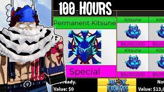 Trading PERMANENT KITSUNE for 100 Hours in Blox Fruits!