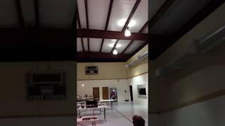 RC radio control indoor flying with garage sale obstacle course