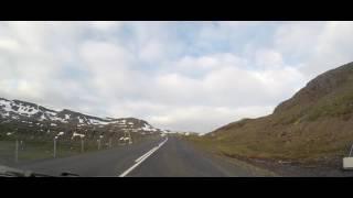 driving from Seyðisfjörður to Egilsstaðir, Iceland