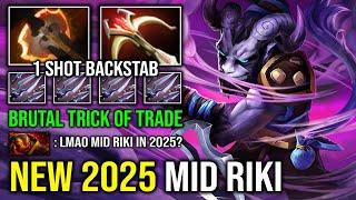 NEW 2025 OP MID RIKI 1v5 AoE Trick of Trade Battle Fury Instant 1 Shot Backstab Max Crit Dota 2