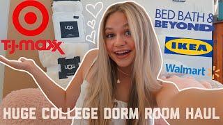 HUGE COLLEGE DORM ROOM HAUL 2021 *supplies, furniture, & decor*