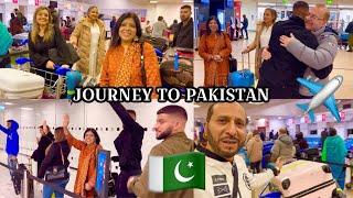 FAMILY AIRPORT JOURNEY TO PAKISTAN BEGINS️