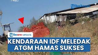 Detik-detik Pasukan Hamas Merayap dan Tembaki Kendaraan Israel dari Jarak Dekat, Ledakan Bergemuruh