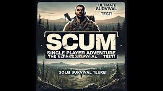 SCUM Solo Adventure #6: Can I Survive Alone in the Wild?  #SCUM #SinglePlayer #SurvivalGaming