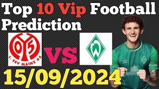 Football Predictions Today | 15th September 2024 | Soccer Betting Tips & Expert Picks