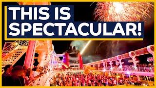 INSANE DISNEY FANTASY FIREWORKS SHOW - you HAVE to see this!