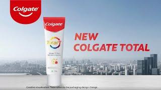 New Colgate Total with Stronger 12-Hour Anti-germ Protection | English | 20 Sec