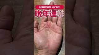 【手相実例】晩年老後が充実する人の… #shorts #手相