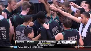 Cal Poly SLO Mustangs win Big West Basketball Championship tourney!