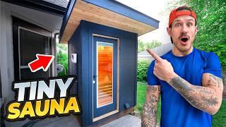 Building a DIY Tiny Sauna On a Budget