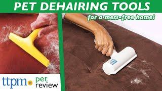 PET DE-HAIRING Tools Review | Fur Removal Tools for Picking Up Messy Pet Hair | (WE TESTED THEM ALL)