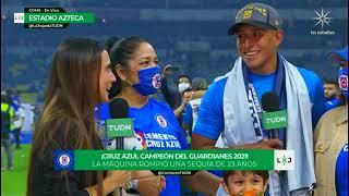 Entrevista de L. Romo | Cruz Azul 1 - 1 Santos Laguna | LIGA BBVA MX - Guard1anes 2021  |