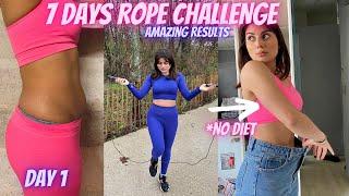 J'AI FAIT LE ROPE CHALLENGE PENDANT 1 SEMAINE (Resultat avant/apres + WHAT I EAT), NO DIET