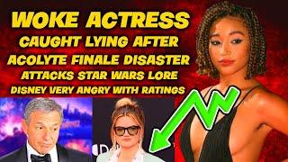 IT'S OVER! Woke Actress CAUGHT ON CAMERA Lying As Acolyte Episode 8 Bankrupts Lucasfilm In RATINGS!