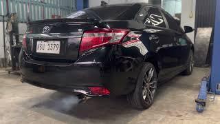 HKS freeflow muffler with catback exhaust system soundcheck on vios gen3 - Nitrofuze Garage