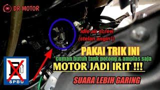 CARA BIKIN  MOTOR JADI IRIT BBM !! MATIC HONDA