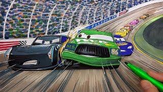 Draw Chick Hicks vs Jackson Storm Cars 3 2.0 Step by step drawing for kids coloring pages Tim Tim TV