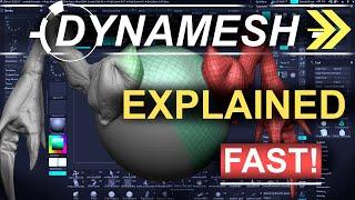 ZBrush - DynaMesh Controls (In 2 MINUTES!!)