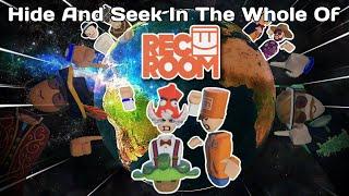 We Played Hide And Seek ACROSS THE WHOLE Of Rec Room VR