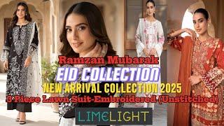 LimeLight summer new arrival collection LimeLight unstitched lawn collection 2025