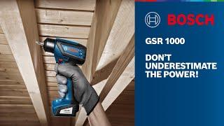 Bosch GSR 1000 Professional Cordless Drill Driver