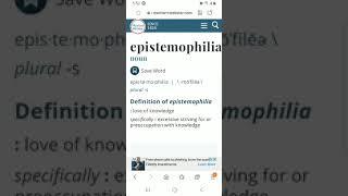 Wordbound: Epistemophilia