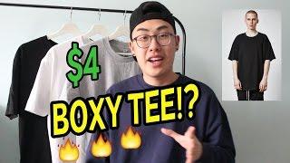 4 DOLLAR BOXY TEES?! (CHEAP ALTERNATIVE TO FEAR OF GOD BOXY TEE)