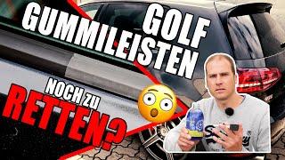 HQS Autopflege - Golf 7 - Fleckige und ausgeblichene Gummileisten wieder Auffrischen