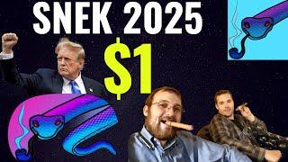 Snek Cardano meme coin 2025 Snek to $1 ????