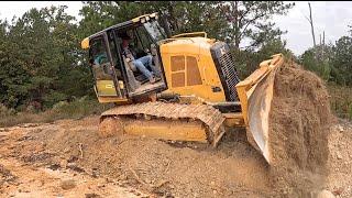 This Hard Rocky Ground Is No Match For The CAT D5 Dozer…