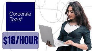 $18 PER HOUR TO WORK FOR Corporate Tools | WORK FROM HOME JOB OPPORTUNITY | GREAT BENEFITS