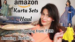 Amazon Affordable Fashion Haul | Kurta Sets Starting From Rs. 399 | Summer Sale | Kurta Sets Haul